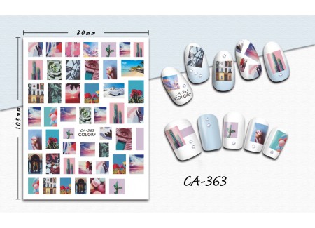 3D Nail Stickers - CA-363